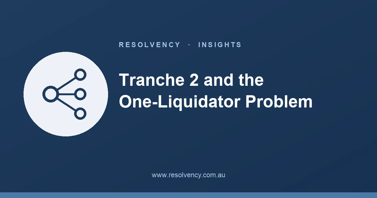 Sending Every Insolvency File to the Same Liquidator: What Tranche 2 Changed for Accountants