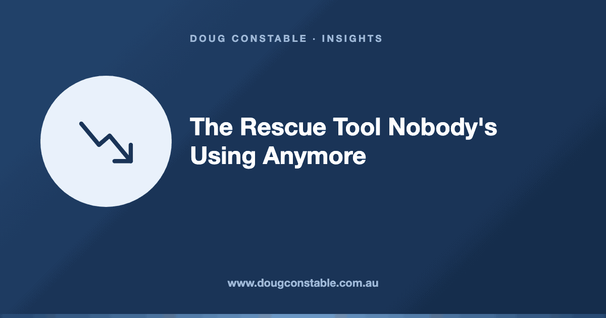 The Rescue Tool Nobody's Using Anymore