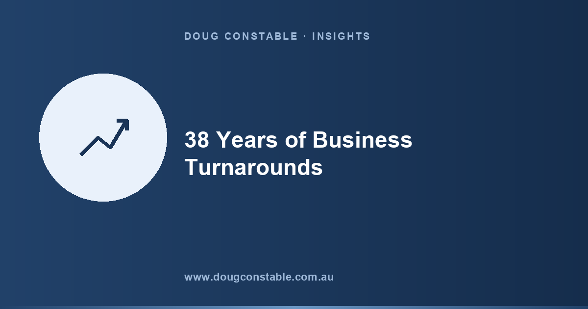38 Years of Business Turnarounds