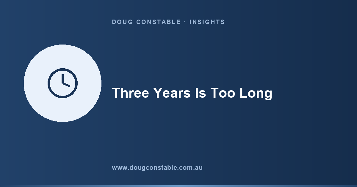 Three Years Is Too Long. Make Bankruptcy Twelve Months.