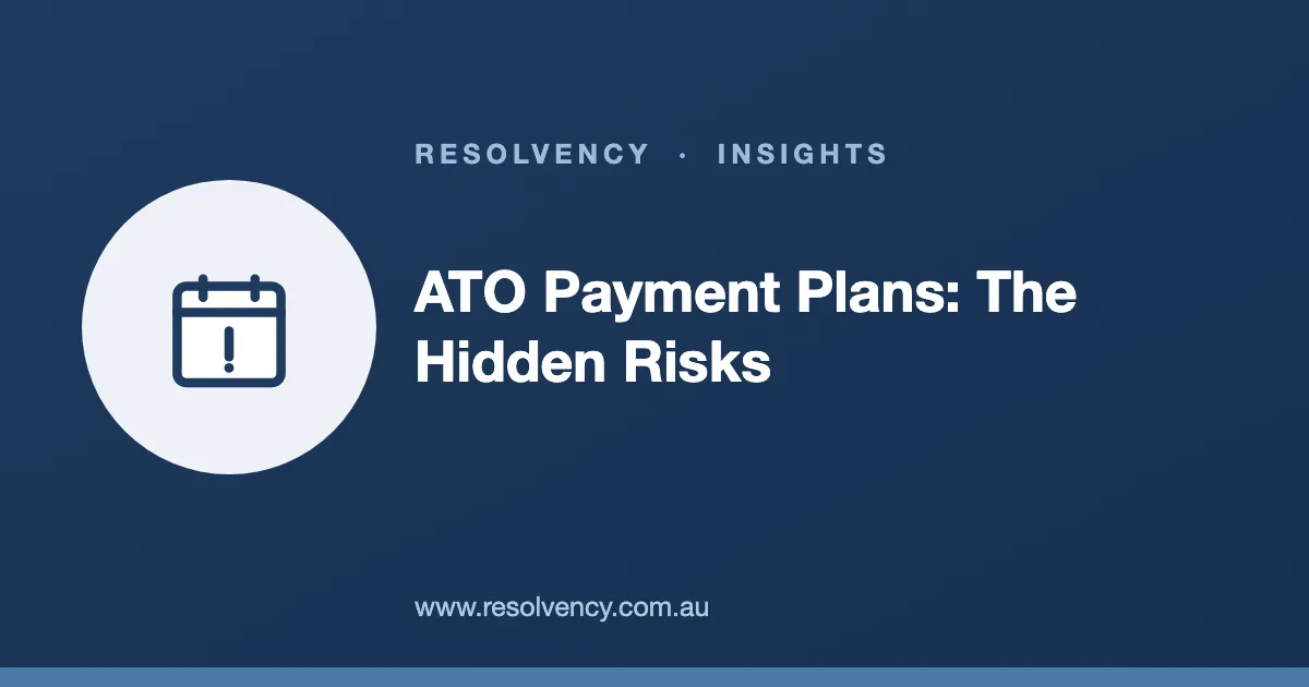 ATO Payment Plans: Why the "Safe Option" Can Backfire