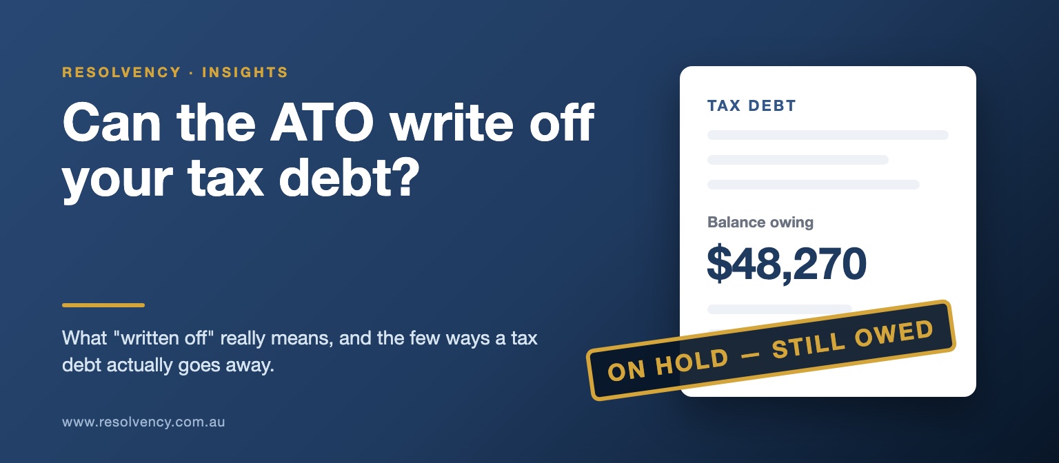 Can the ATO Write Off Your Tax Debt? What Actually Happens