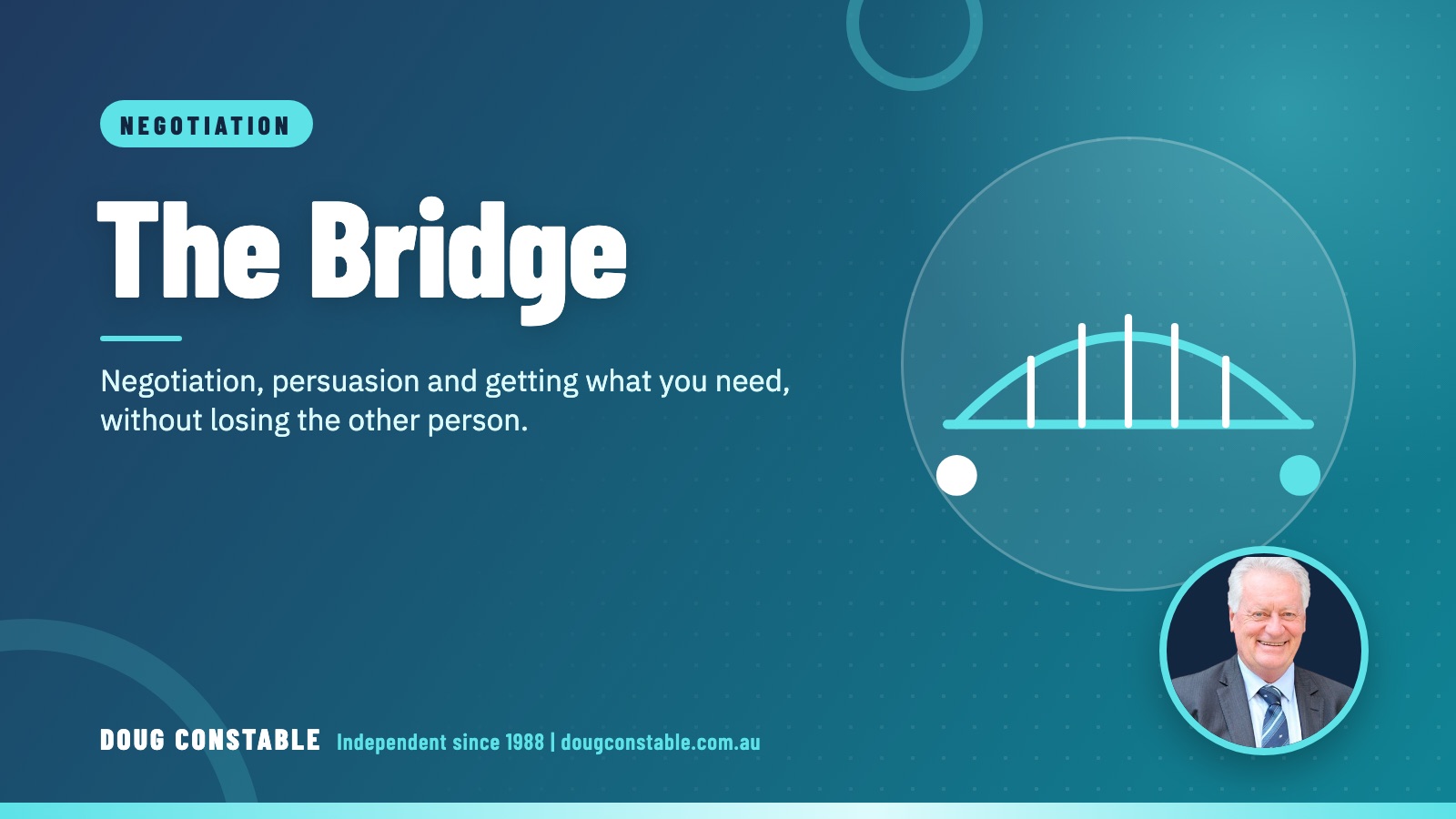 The Bridge — Negotiation, Persuasion and Getting What You Need