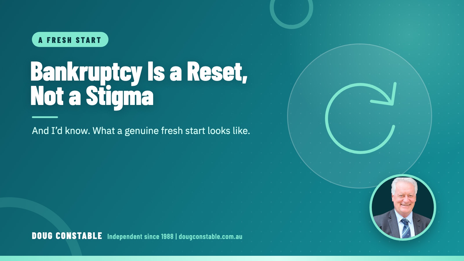 Bankruptcy Is a Reset, Not a Stigma — and I'd Know