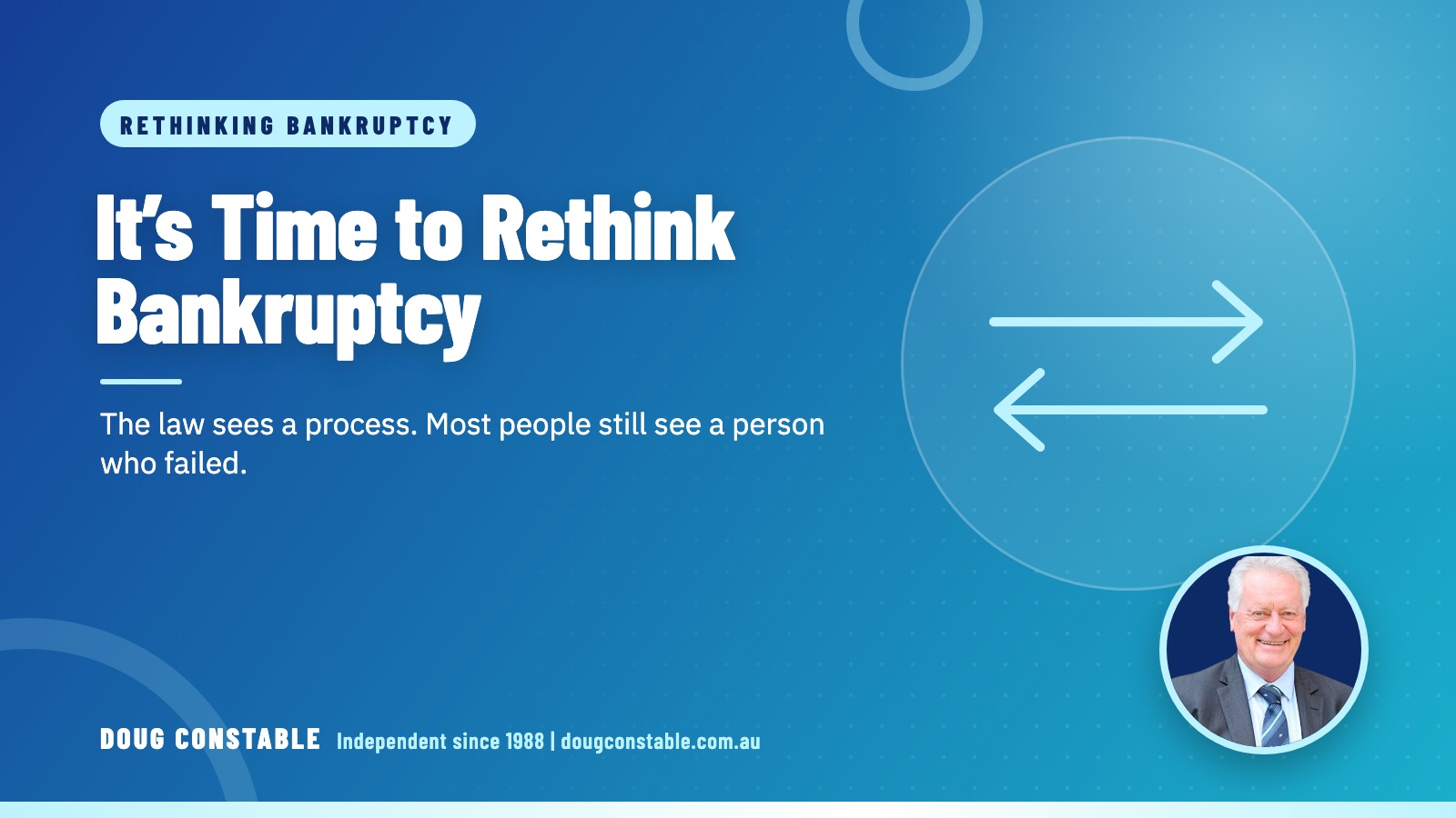 It's Time We Shifted How We Think About Bankruptcy